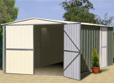Abri garage en métal pour 1 voiture de la marque TRECO 